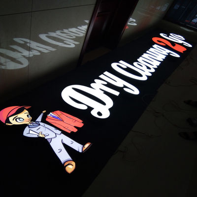 De lichte Vakje Vorm van het de Brieventeken van het Reclamekanaal UVdruk 3D Verlichte UL