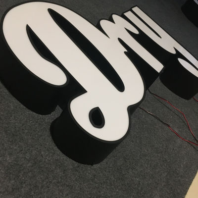 De lichte Vakje Vorm van het de Brieventeken van het Reclamekanaal UVdruk 3D Verlichte UL