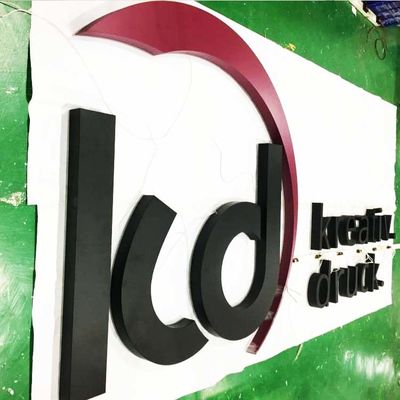 De bouw van Teken 6500K van de Voorgevel 3d Backlit Brief