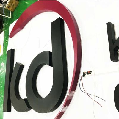 De bouw van Teken 6500K van de Voorgevel 3d Backlit Brief