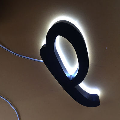 Teken Barber Shop Logo 3000K-10000K van de roestvrij staal Backlit Brief