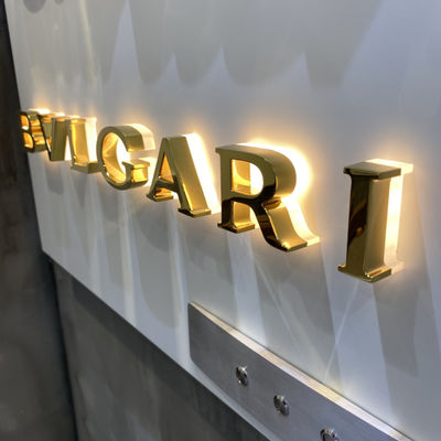 Brief en Aantallen Backlit Verlichte Tekens voor Bedrijfsce RoHS