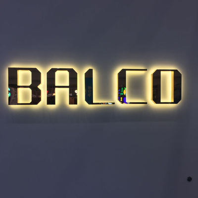 Galvaniserend de Gouden Schroef van het de Brieventeken M4 van het Spiegelmetaal Backlit zet op