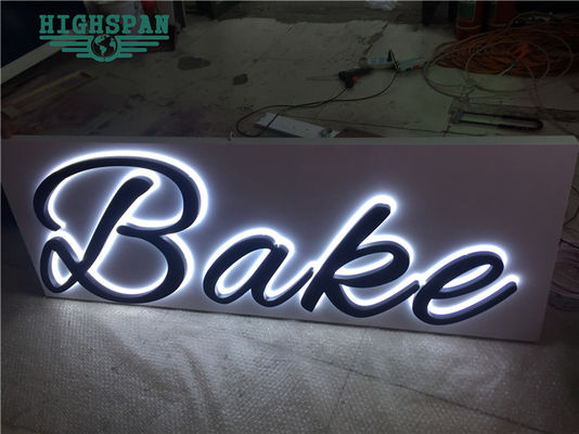 De laser sneed Backlit Signage van het de Raads12v Roestvrije staal van het Brieventeken Brieven