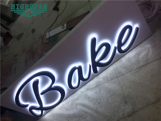 De laser sneed Backlit Signage van het de Raads12v Roestvrije staal van het Brieventeken Brieven