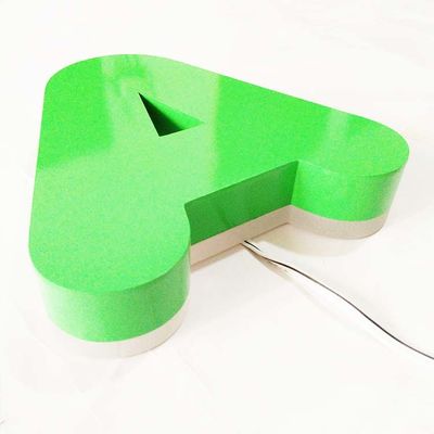 Openlucht 3D Verlicht Geleid Backlit Brieventeken Logo For Business