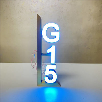 Gouden van het het Tekenhotel van het Spiegelhuisnummer de Deurnummerplaten DC12V