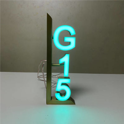 OEM ODM Hotelzaal de DeurNummerplaat 12V van het Aantaltekens Geleide Huis