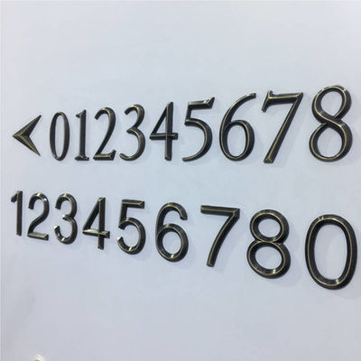 Bureauzaal niet Verlichte Tekens van het Naam de Moderne Huisnummer