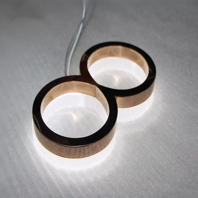 Gouden van het het Tekenhotel van het Spiegelhuisnummer de Deurnummerplaten DC12V