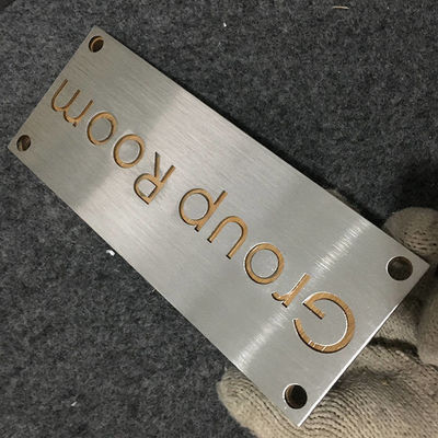 Bureauzaal niet Verlichte Tekens van het Naam de Moderne Huisnummer