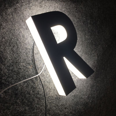 OEM ODM Plastic de Opslag van het Alfabet Acryl Verlichte Teken voor Reclame