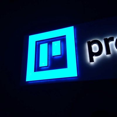 Tekens 40cm van Shopfront Doorzichtige Acryl Backlit Brieven voor Bedrijven