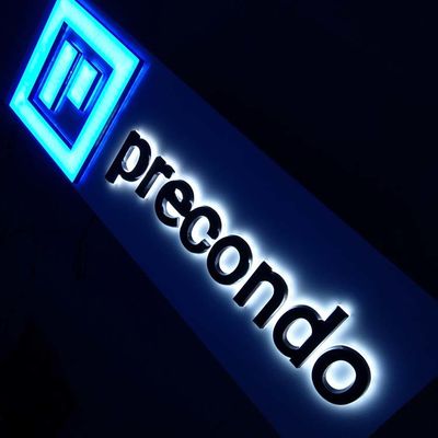 Tekens 40cm van Shopfront Doorzichtige Acryl Backlit Brieven voor Bedrijven