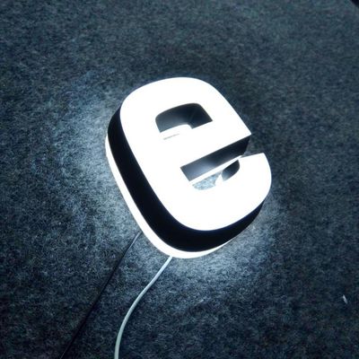 Dubbele Gezichten die van het LEIDENE Acryl Van letters voorziende Signage AC110V-240V aansteken Brievenroestvrije staal