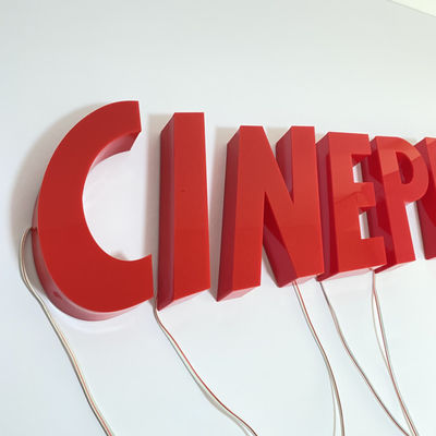 Openluchtopslag Verlichte LEIDENE Acrylbrieventekens 12V gelijkstroom