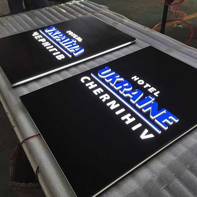 Van het LEIDENE van Mini Front Lit SMD2835 de Acrylraad Vriendschappelijke Eco Brieventeken