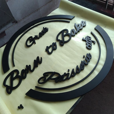 Het acryl 3D Brieventeken verlichtte Brieven niet de Bedrijfs van Logo Wall Mount Logo Sign