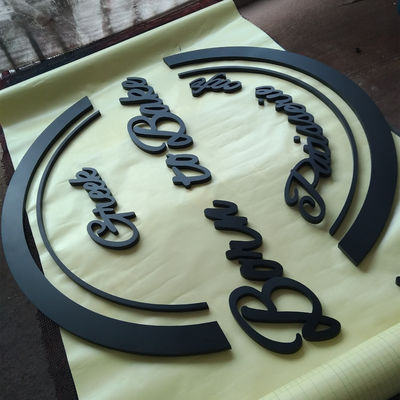 Het acryl 3D Brieventeken verlichtte Brieven niet de Bedrijfs van Logo Wall Mount Logo Sign