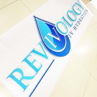 Indoor Office Logo 3D Letterteken 2 mm acryl alfabet met UV-afdrukken
