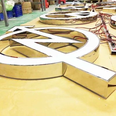 De Tekens van roestvrij staallogo giant light up letters voor Gebeurtenissence ROHS