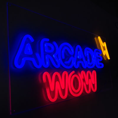 Van het het Neonteken van pvc Acryl Flexibele de Winkelsignage Decoratie Openlucht