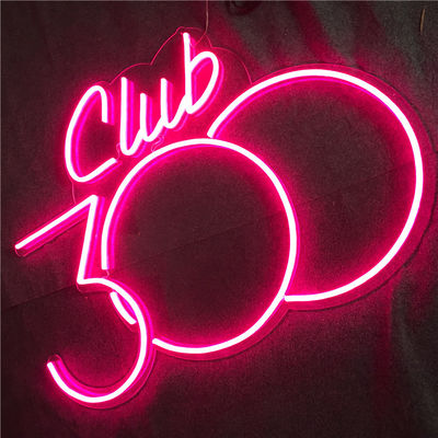 Van het acryl LEIDENE de Muur Neonteken zet Roze Neonlichtteken 12VDC op