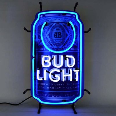 3d Geleide Muur van het Brievenneon steekt 60cm de Tekens van het Neonbier voor Opslag aan