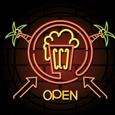 3d Geleide Muur van het Brievenneon steekt 60cm de Tekens van het Neonbier voor Opslag aan