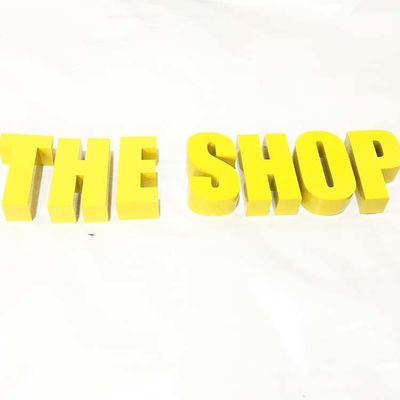 Gouden van de het Metaalbrief van het Borstelroestvrije staal Teken 10cm Diepte voor Regeringskantoren