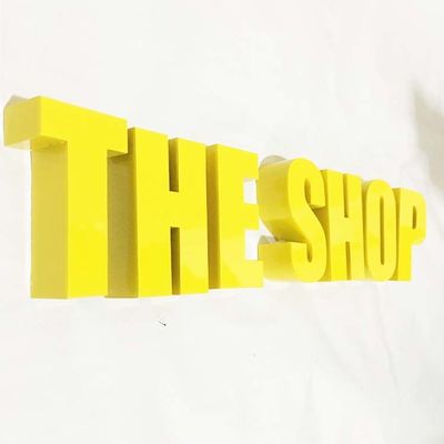 Gouden van de het Metaalbrief van het Borstelroestvrije staal Teken 10cm Diepte voor Regeringskantoren