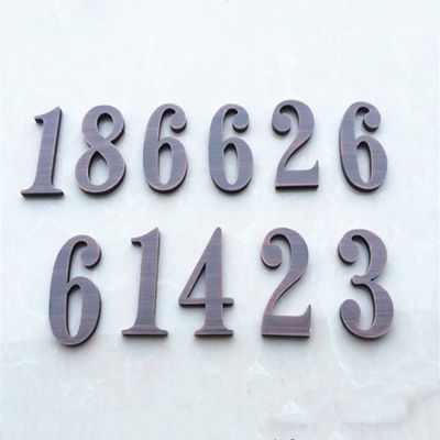 Het Metaalletters en Getallen van het staalhuis Uitstekende Tekens Anti Zure UL