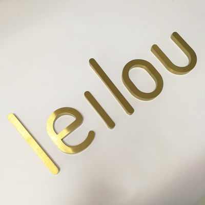 OEM ODM het Teken van de het Metaalbrief van de Schoonheidsmiddelenopslag vervaardigde Openlucht