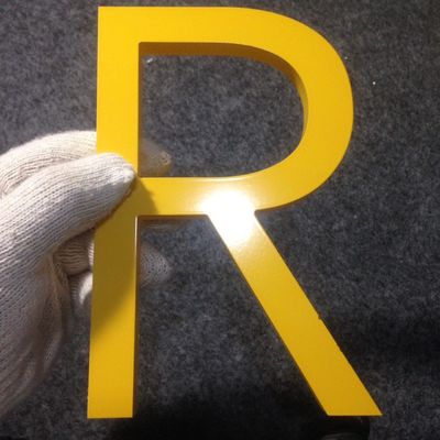 15mm 3d Crystal Acrylic Letter Sign UV Gedrukt Logo Non Toxic