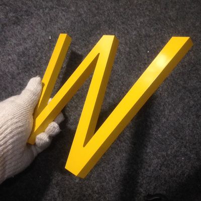 15mm 3d Crystal Acrylic Letter Sign UV Gedrukt Logo Non Toxic