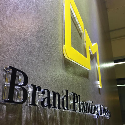 15mm 3d Crystal Acrylic Letter Sign UV Gedrukt Logo Non Toxic