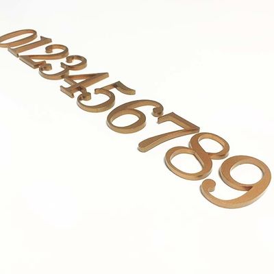 Vlak Verwijderd Acryl van het de Deuraantal van het Brieventeken Stevig Acryl de Tekensce ROHS