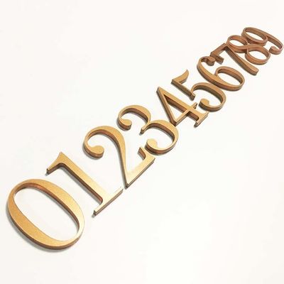 Vlak Verwijderd Acryl van het de Deuraantal van het Brieventeken Stevig Acryl de Tekensce ROHS