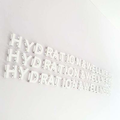 De zaken Logo Clear Plastic Letters For ondertekenen Binnendecoratie