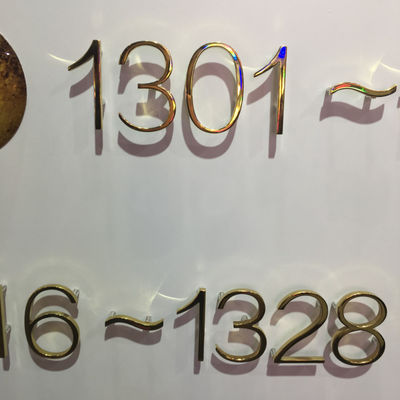 Verlicht Roestvrij staal 304 de Tekensschroef van het Metaaladres zet op