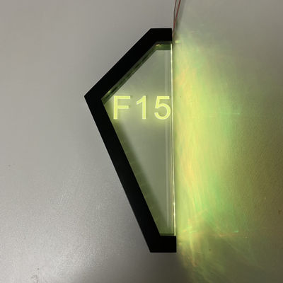 Het flat Gepersonaliseerde 3D RGB RGBW Licht van het Deuraantal op Huisteken