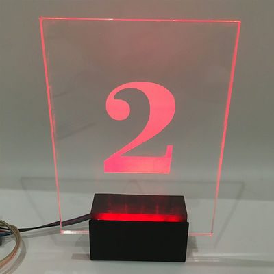 Plaque van het het Huisnummerteken van Front Door Big RGB Geleide 50000 Uren