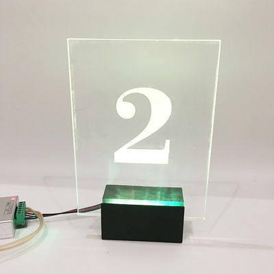 Plaque van het het Huisnummerteken van Front Door Big RGB Geleide 50000 Uren