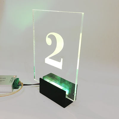 Plaque van het het Huisnummerteken van Front Door Big RGB Geleide 50000 Uren