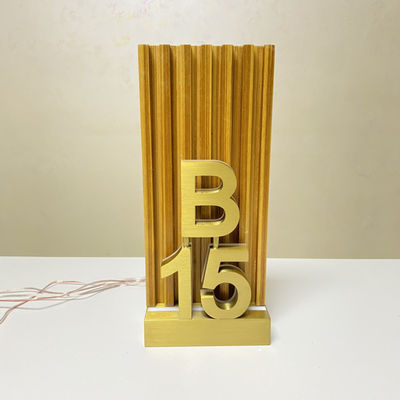 Geleid Backlit Licht op Huisnummertekens Highspan voor Flatbureaus