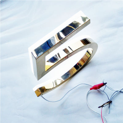 Hoog van het het Huisnummerteken van de Helderheids Gouden Borstel van de de Laserbesnoeiing Ce RoHS