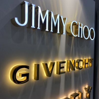 De Laserbesnoeiing van metaallogo and lettering storefront sign 12VDC