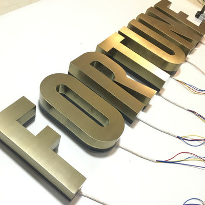 Openlucht 3d Verlichte Halolit ondertekenen Brieven Muur Opgezette UL