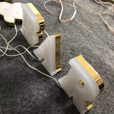 12mm de Acrylbrieven van Bedrijflogo wall sign aluminum channel Antiroest