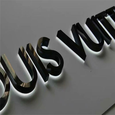 Van de winkelnaam Waterdichte IP65 Acryl Geleide het Tekenraad van het de Opslag voorteken